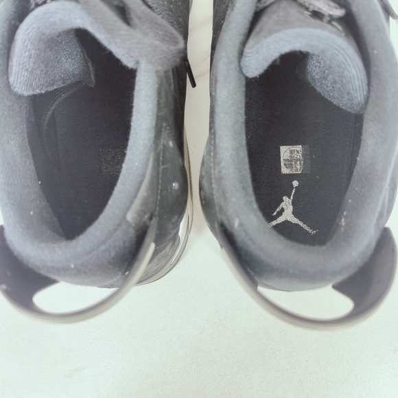 Nike Air Jordan 6 Retro Black Buck Low 'Chrome' Basketball Sneakers, 14 - Picture 7 of 9